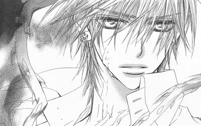 Zero Kiryuu, 4k, el arte, la manga de Vampire Knight