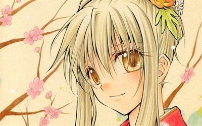hiyono yuizaki, manga -, spiral-anleihen der argumentation, anime girl, spiral-suiri no kizuna