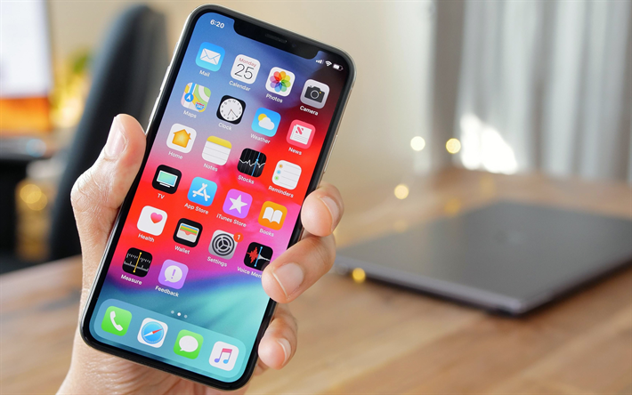 Apple iPhone X, 2018, smartphone, iOS 12, iPhone-X, Apple