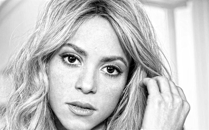 Shakira, portrait, photoshoot, Colombian singer, beautiful eyes, popular singers, Shakira Isabel Mebarak Ripoll