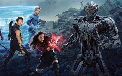 Avengers 2 Age of Ultron, Scarlett Johansson, la Vedova Nera, Robert Downey Jr, l&#39;Uomo di Ferro