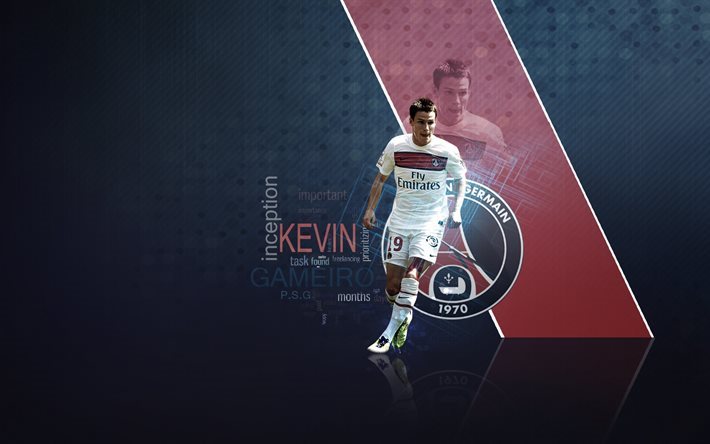 Kevin Gameiro, il Paris Saint-Germain, il Calcio, la Francia, il PSG