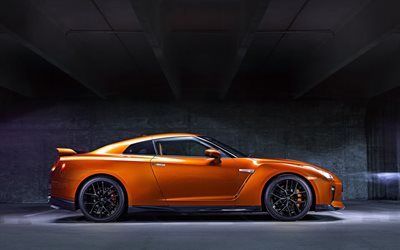 Nissan GT-R, 2017, Bronze GT-R, carro desportivo