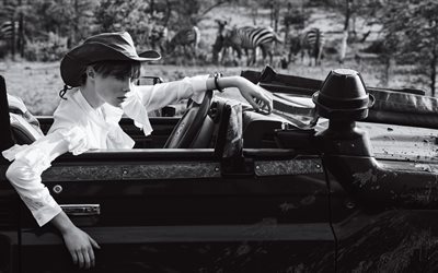 Edie Campbell, malli, tytt&#246; ratissa, Amerikkalainen malli
