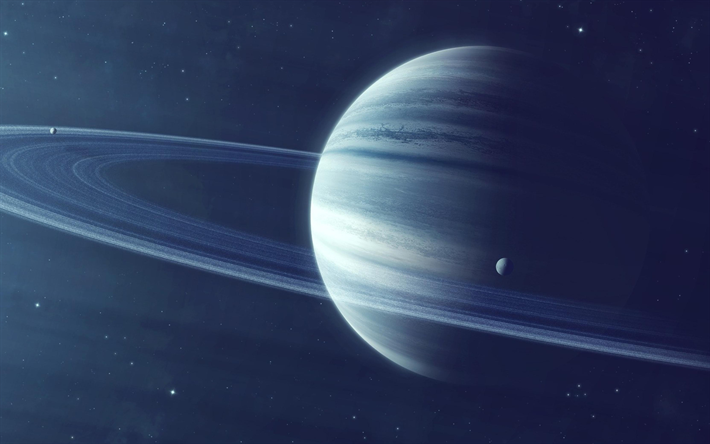 Download wallpapers 4k, saturn, planets, solar system ...
