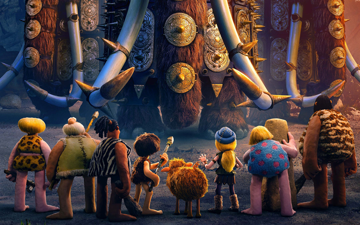 4k, Early Man, all characters, poster, 2018 movie, comedy