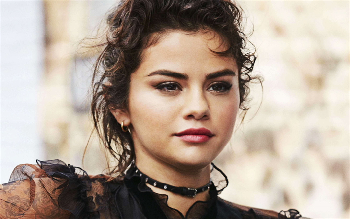 Selena Gomez, retrato, rosto, cantora norte-americana, o jovem norte-americano estrelas, sess&#227;o de fotos, EUA