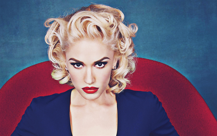 Gwen Stefani, 2018, Hollywood, american singer, beauty, photoshoot, blonde, superstars