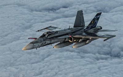 McDonnell Douglas FA-18 Hornet, Canadian Air Force, fighter bomber, military aircraft, Canada, Boeing FA-18 Super Hornet