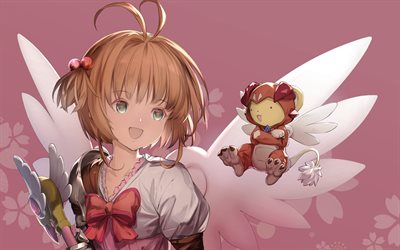 Card Captor Sakura, japanese manga, Sakura Kinomoto, main character, anime characters