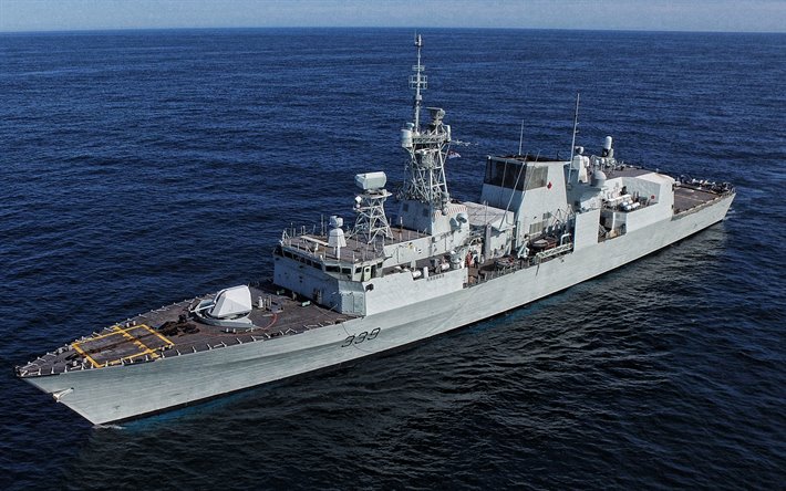 hmcs charlottetown, ffh-339, royal canadian navy, der kanadischen patrouille fregatte der halifax-klasse fregatten, kanadisches kriegsschiff