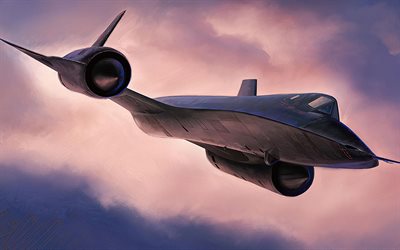 Lockheed SR-71 Blackbird, aerei da ricognizione strategica, SR-71, United States Air Force, USAF, aerei militari americani