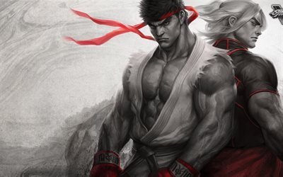 Street Fighter V, personajes, Ryu, Ken