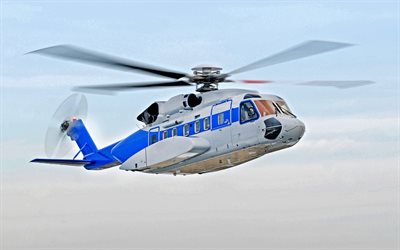 Sikorsky S-92, アメリカ輸送ヘリコプター, 4k, 新しいヘリコプター, Tata Sikorsky JV