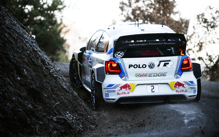 Volkswagen Polo R WRC, Jari-Matti Latvala, rally, carreras de coches