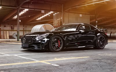 Download Wallpapers 4k Mercedes Amg Gt R 2018 Cars Parking Edo Competition Tuning Supercars Amg Mercedes For Desktop Free Pictures For Desktop Free