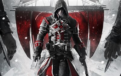 Assassins Creed Rogue Remastered, 2018 games, poster, Assassins Creed