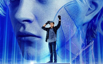 Ready Player One, 2018, Tye Sheridan, young American actor, poster, new films, promo materials
