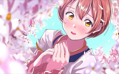 hoshizor rin, manga, sakura, love live