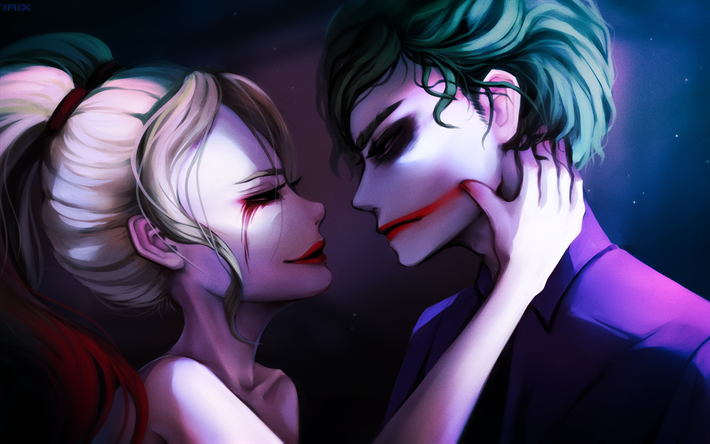 Le Joker, Harley Quinn, supervillain, de l&#39;art, DC Comics