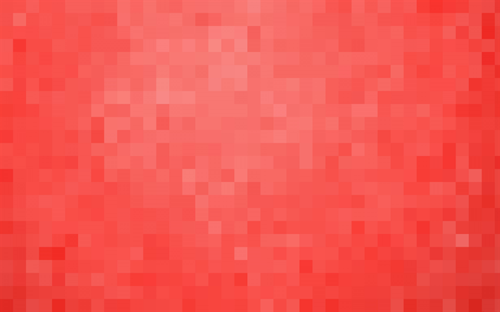 ダウンロード画像 赤いピクセルの質感 赤の背景 お洒落な芸術 広場