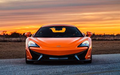Hennessey McLaren 570, 4k, front view, 2020 cars, supercars, 2020 McLaren 570, tuning, hypercars, McLaren