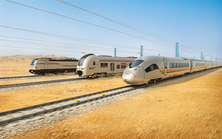 Egyptin National Railways, suurnopeusjunat, Egypti, rautatie, Siemens, aluejunat, moderni liikenne