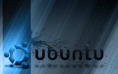 Ubuntu, logo, 3d, cr&#233;atif, Linux