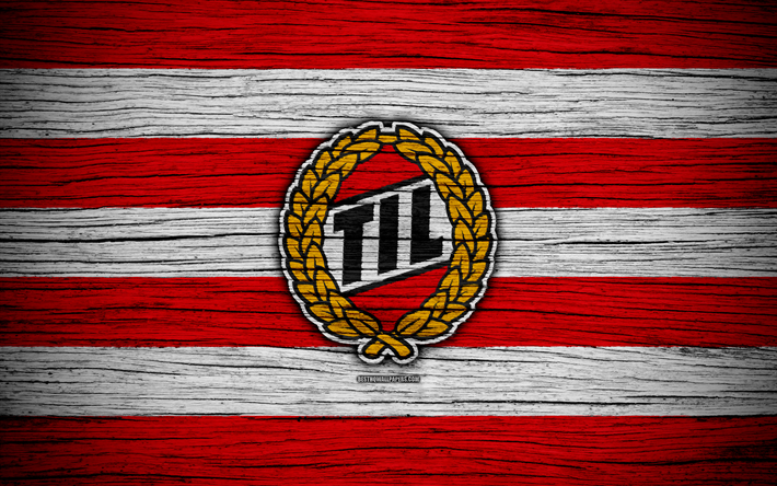 ترومسو FC, 4k, Eliteserien, شعار, كرة القدم, نادي كرة القدم, النرويج, ترومسو, نسيج خشبي, نادي ترومسو