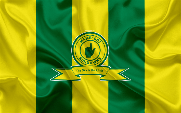 Download wallpapers Mamelodi Sundowns FC, 4k, logo, green ...