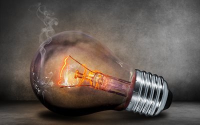 light bulb, business concepts, bad idea concepts, failed idea, light
