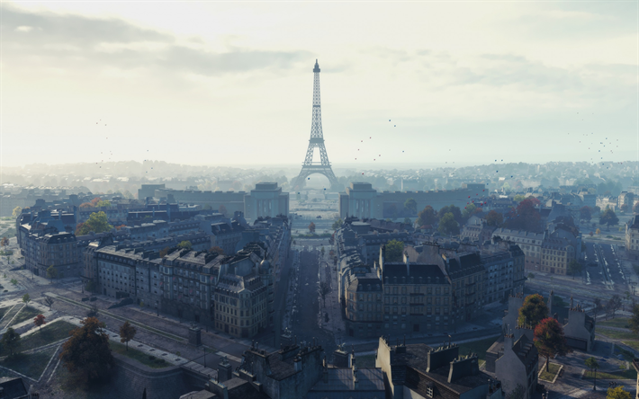World of Tanks, mappa di Parigi, WoT, mappa di gioco, gioco di paesaggio, la seconda Guerra Mondiale, giochi online