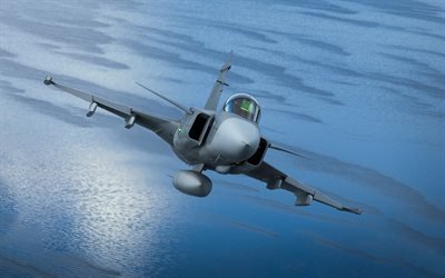 Saab JAS 39 Gripen, Swedish fighter, military aircraft, Swedish Air Force, Gripen, combat aviation