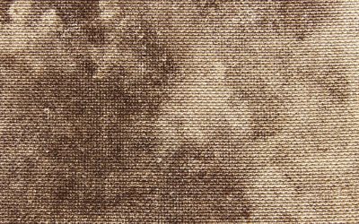old knitted texture, brown fabric background, fabric texture, brown background