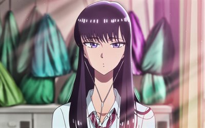 Akira Tachibana, protagonist, manga, girl with violet eyes, After the Rain, Koi wa Ameagari no You ni