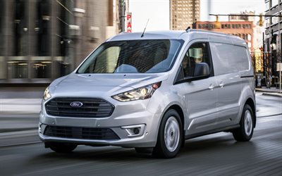 Ford Transit Connect Wagon, 4k, route, 2019 voitures, monospaces, Transit Connect, Ford