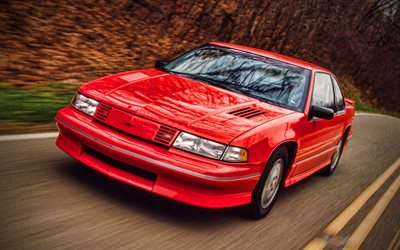 Chevrolet Lumina Z34, 4k, retro-autot, 1991 autot, HDR, valtatie, 1991 Chevrolet Lumina, amerikkalaiset autot, Chevrolet
