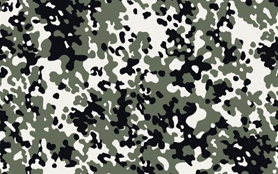 gris camuflaje, camuflaje de invierno, de camuflaje militar, gris camuflaje fondos, patr&#243;n de camuflaje, camuflaje texturas
