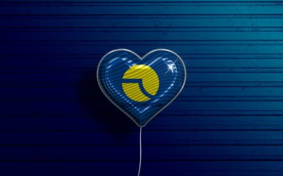 ich liebe botucatu, 4k, realistische luftballons, blauer holzhintergrund, tag von botucatu, brasilianische st&#228;dte, flagge von botucatu, brasilien, ballon mit flagge, st&#228;dte von brasilien, botucatu-flagge, botucatu