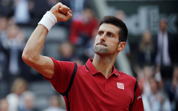 Novak Djokovic, T&#234;nis, ATP, Tenista s&#233;rvio, retrato