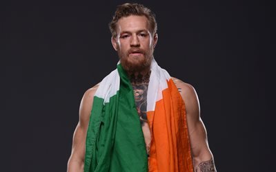 Conor McGregor, Irl&#228;ndska fighter, MMA, portr&#228;tt, UFC m&#228;stare, Conor Anthony McGregor
