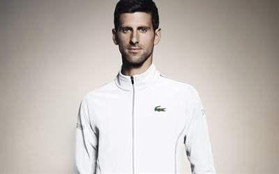 Novak Djokovic, Serbian tennispelaaja, muotokuva, urheilijat, tennis