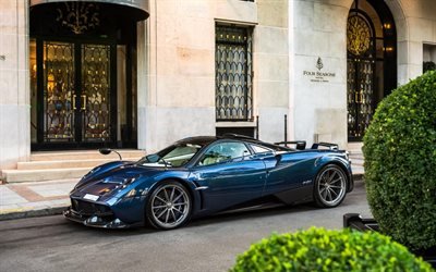 Huayr Ett&#228; Pagani, Yksinomainen urheilu auto, voit huayr sininen, superauto, Pagani