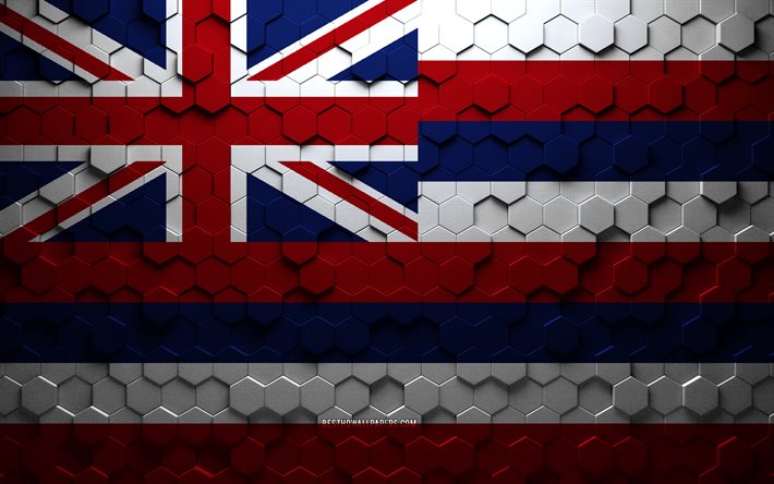 Seal of Hawaii, USA flagga, Hawaii emblem, Hawaii vapen, amerikanska flaggan, Hawaii, USA