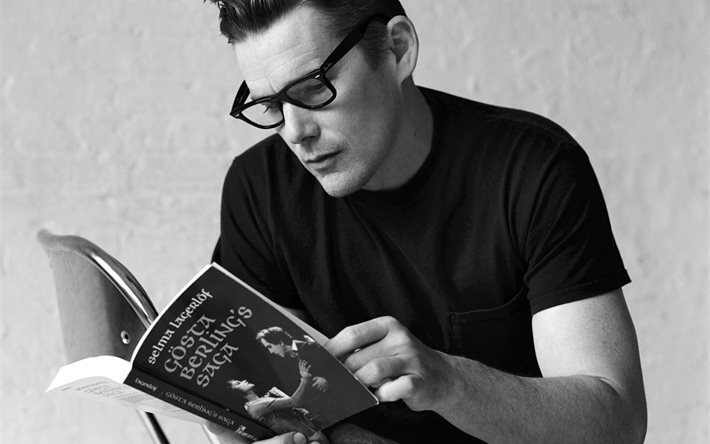 الكتاب, 2016, الممثل, إيثان هوك, نظارات