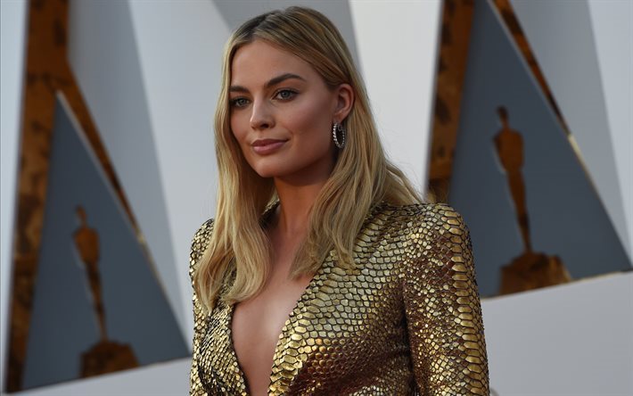 2016, mulher, celebridade, oscar, margot robbie, atriz