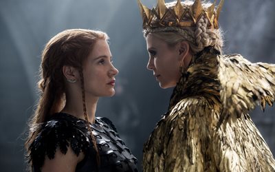 jessica chastain, 2016, ravenna, queen freya, charlize theron, fantasia, drama