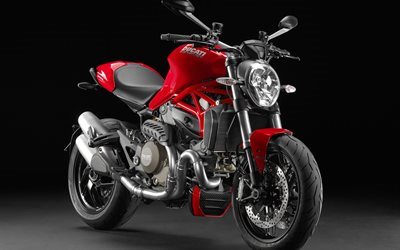 1200, red, 2016, ducati, bike, monster