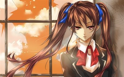 girl, akazawa izumi, anime, character
