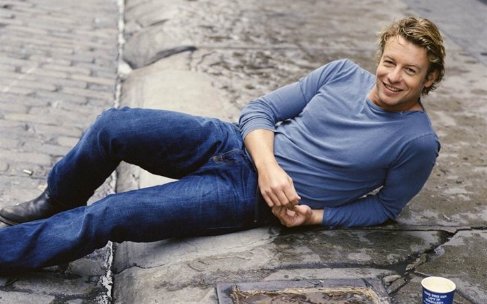 rua, ator, diretor, masculino, simon baker, celebridade